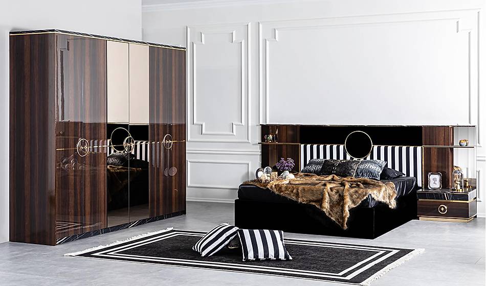Asus Luxury Yatak Odası CaddeYıldız Mobilya