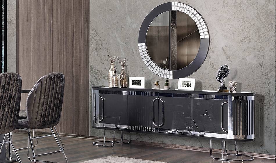 Hanzade Antrasit Konsol CaddeYıldız Mobilya