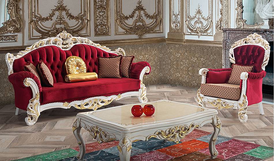 Lusso Klasik Salon Takımı CaddeYıldız Mobilya
