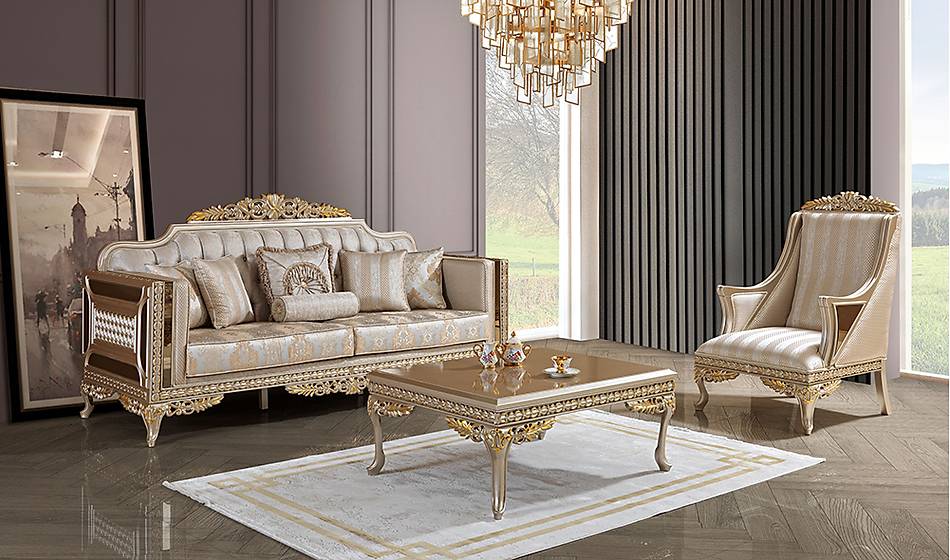 Elanor Klasik Koltuk Takımı CaddeYıldız Mobilya