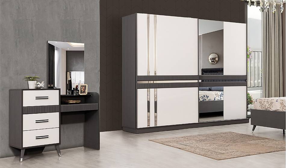 Palermo Bazalı Yatak Odası CaddeYıldız Mobilya