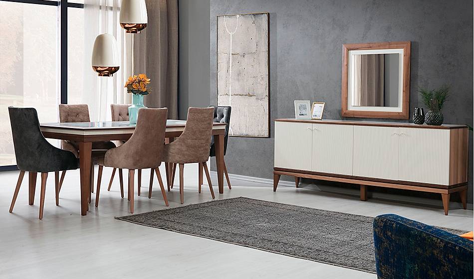 Sardunya Yemek Odası CaddeYıldız Mobilya Alışveriş Sitesi