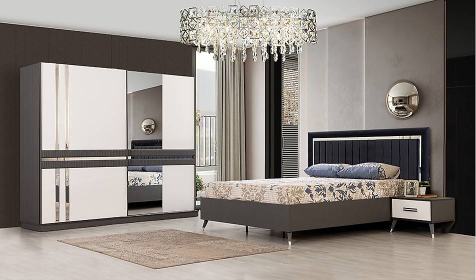 Palermo Bazalı Yatak Odası CaddeYıldız Mobilya