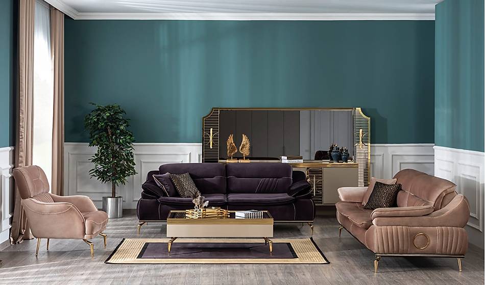 Leydi Luxury Salon Takımı - CaddeYıldız Mobilya