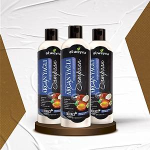 ALWEYNA  ARGAN&H�ND�STAN CEV�Z� �ZL� B�TK�SEL �AMPUAN 400 ML 3 ADET