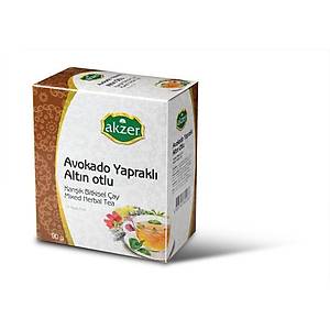 Akzer Avakado Yapraklı Altınotlu Bitkisel Çay 60 lı