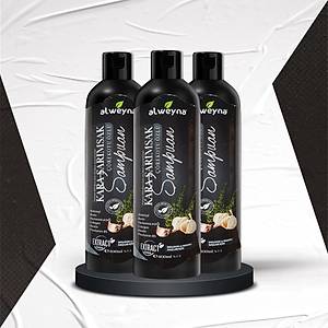 ALWEYNA  KARA SARIMSAK&��REKOTU �ZL� B�TK�SEL �AMPUAN 400 ML 3 AD