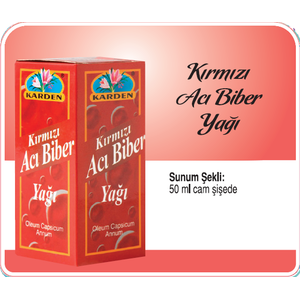 Karden K�rm�z� Ac� Biber Ya�� 50 Ml