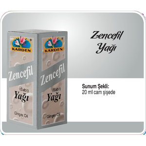 Karden Zencefil Yağı 20 Ml