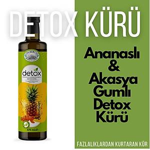 Ananasl� (Bromelain) ve Akasya Gaml� Detox (Detoks) K�r� 475ml