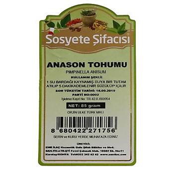 Anason Tohumu  85 gram