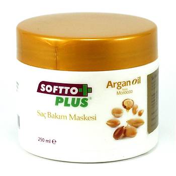 Softto Plus Argan Yağlı Saç Bakım Maskesi 250 ml
