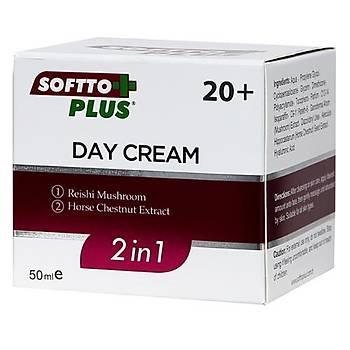 Softto Plus 2in1  Renk Düzenleyici Gündüz Yüz Bakım Kremi 50 ml