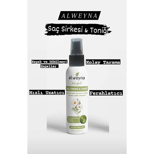 Alweyna Papatyal� Sa� Sirkesi & Toni�i 250 ML