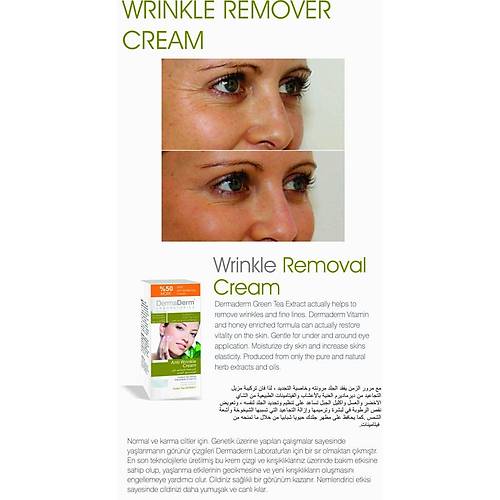 Dermaderm K�r���kl�k Kar��t� Krem Antioksidan Ye�il �ay ve Kallogen ��erir 100gr