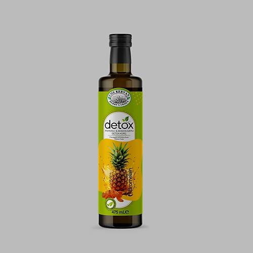 Ananasl� (Bromelain) ve Akasya Gaml� Detox (Detoks) K�r� 475ml