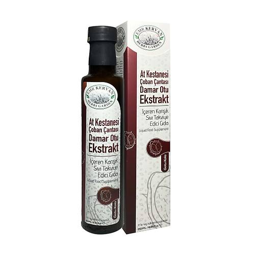 Emr Kervan Herbs Garden At Kestanesi �oban �antas� Damar Otu Ekstrakt Takviye Edici G�da 250 Ml