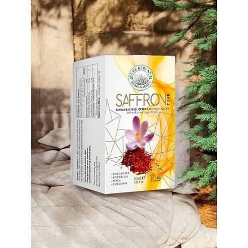 Emr Kervan Herbs Garden Saffron Time Safran Ekstresi ��eren S�v� ��ecek 50ml