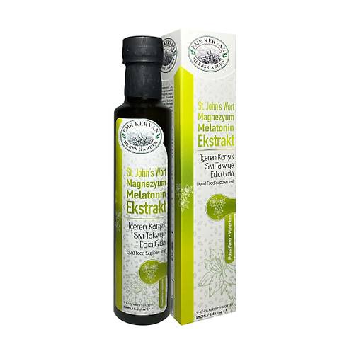 Emr Kervan Herbs Garden St. John's Wort Magnezyum Melatonin (passiflora+valerian) Ekstrakt I�eren Takviye Edici G�da 250 Ml