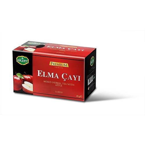 AKZER Premium Sallama  Elmal� �ay 20 S�zen Po�et
