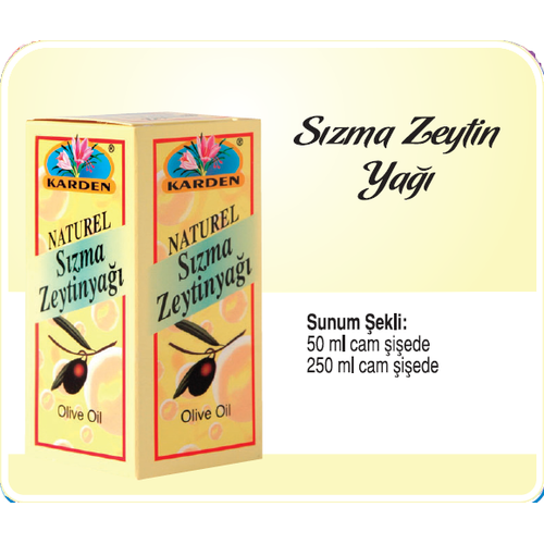 Karden S�zma Zeytin Ya�� 50 Ml