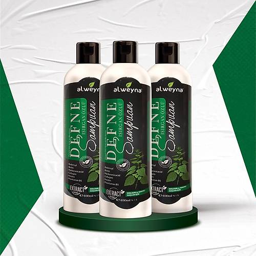 ALWEYNA DEFNE & ISIRGAN �ZL� B�TK�SEL �AMPUAN 400 ML 3 ADET