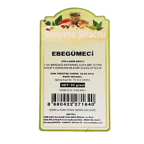 Ebeg�meci 50  gram