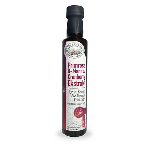 Emr Kervan Herbs Garden Primrose & D Mannoz ve Cranberry Ekstrakt� ��eren Kar���k S�v� Takviye Edici G�da 250ml