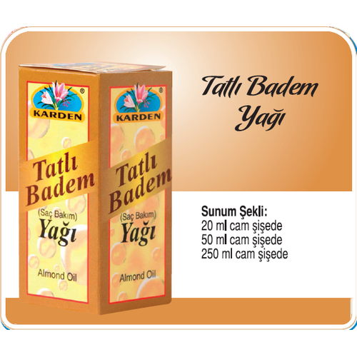 Karden Tatl� Badem Ya�� 20 Ml