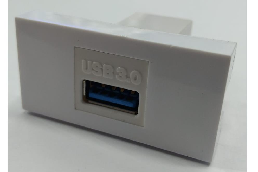 USB 3.0 Priz Modülü - 22.5X45 - Dişi - Dişi