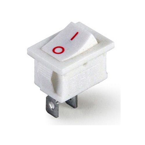 "120B" Kare Beyaz Işıksız ON/OFF Anahtar 2 Pin