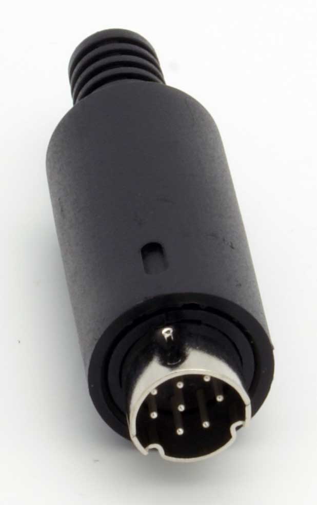 Mini Din Erkek Konnektör - 8 Pin