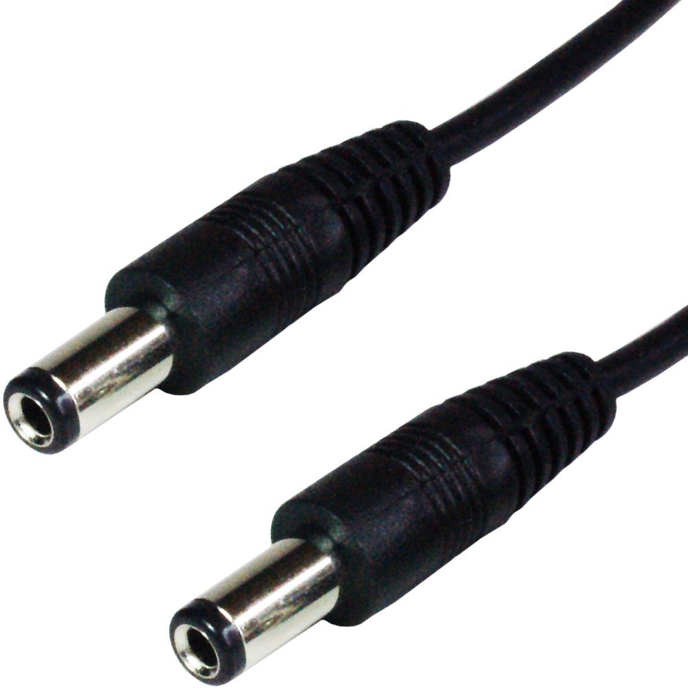 DC 5.5x2.1 mm Erkek - Erkek Kablo 40 cm
