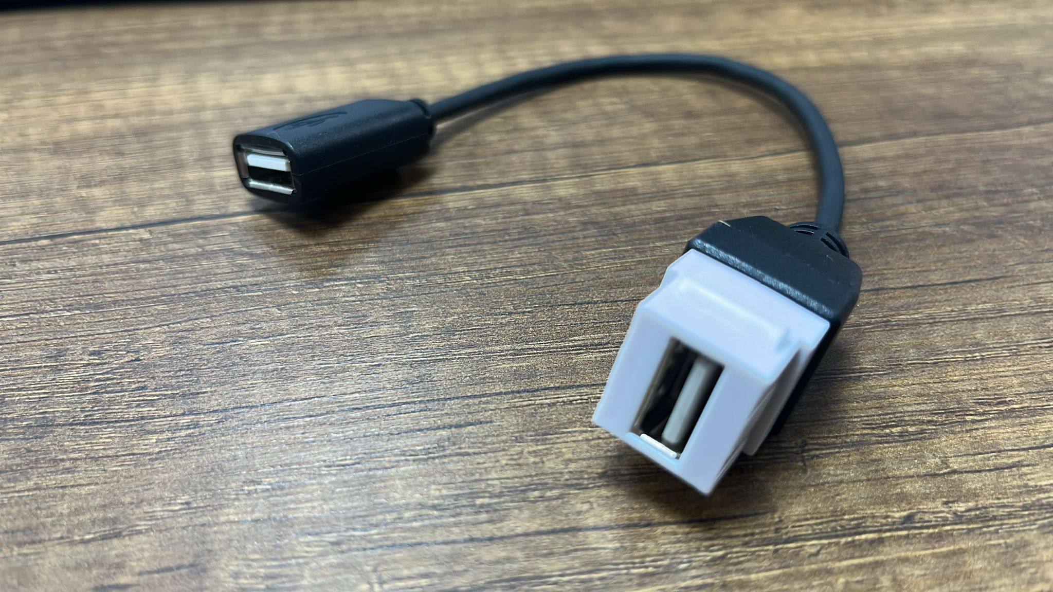 USB 2.0 Dişi - Dişi Keystone Ara Kablo 20 cm