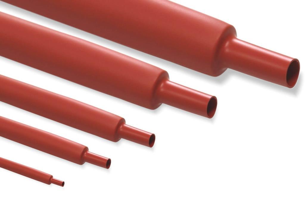 Isı ile 2/1 Daralan Makaron 1.5 mm - Kırmızı - 200 Metre