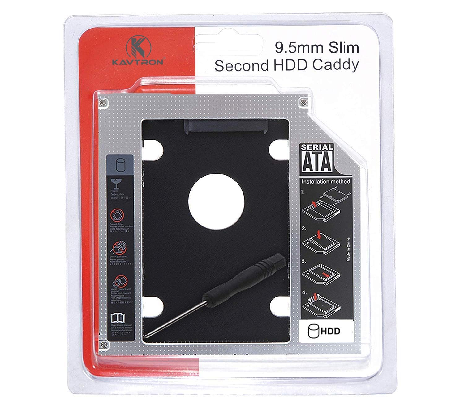 9.5 mm Notebook DVD-RW to 2.5" HDD/SSD Kızağı