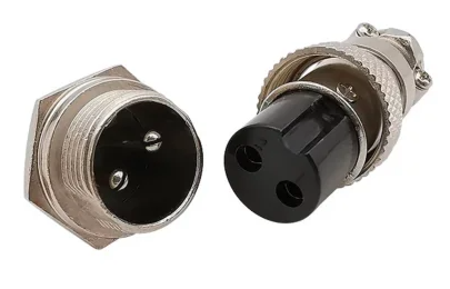 M16 2 Pin Konnektör Erkek+Dişi