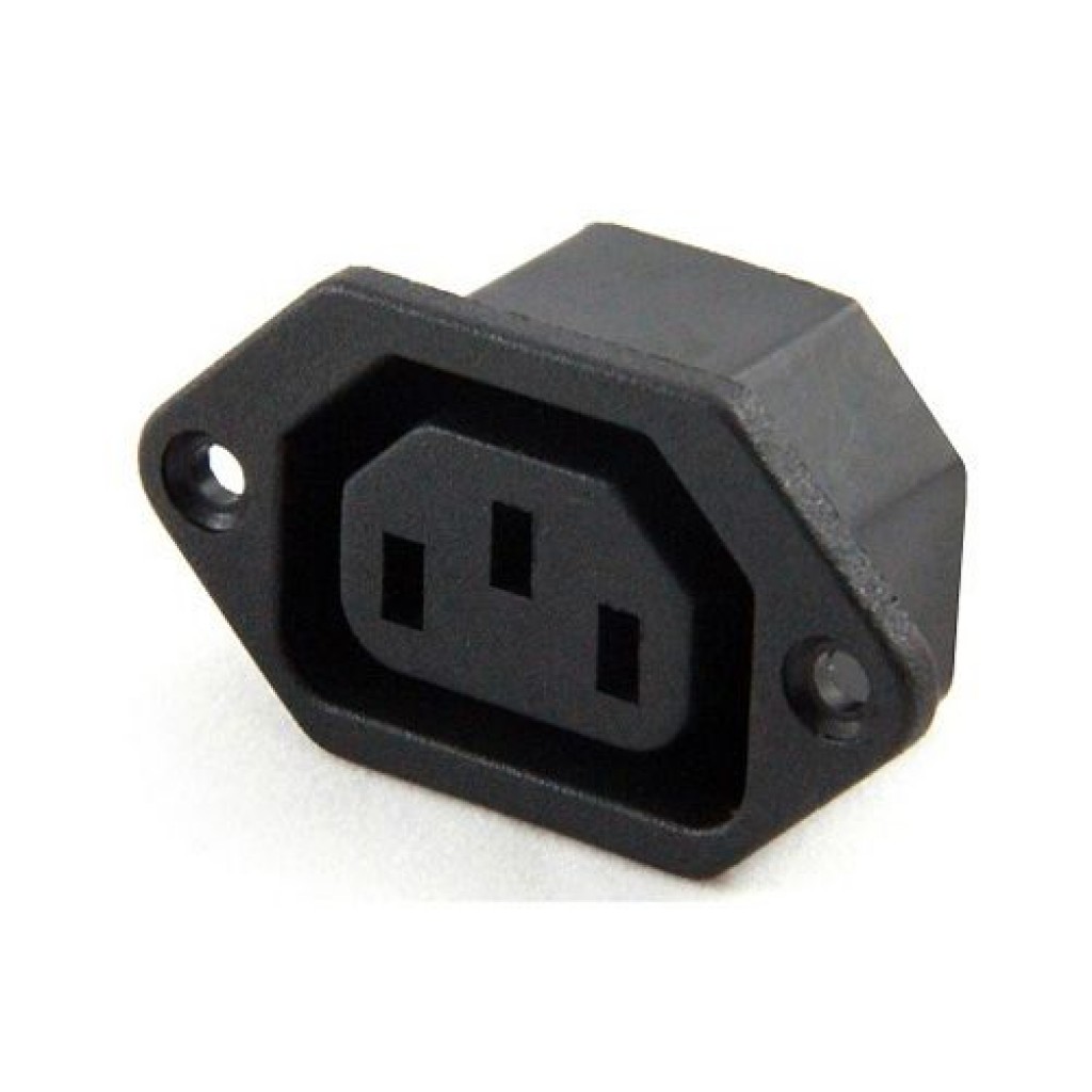 C13 Dişi Şase Tipi Power Soket - Vidalı