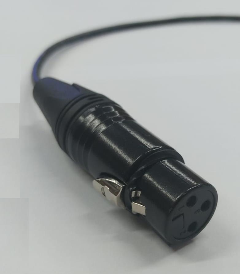 3.5 mm 90 Derece TRRS Stereo to XLR Dişi Kaliteli Kablo 10 Metre
