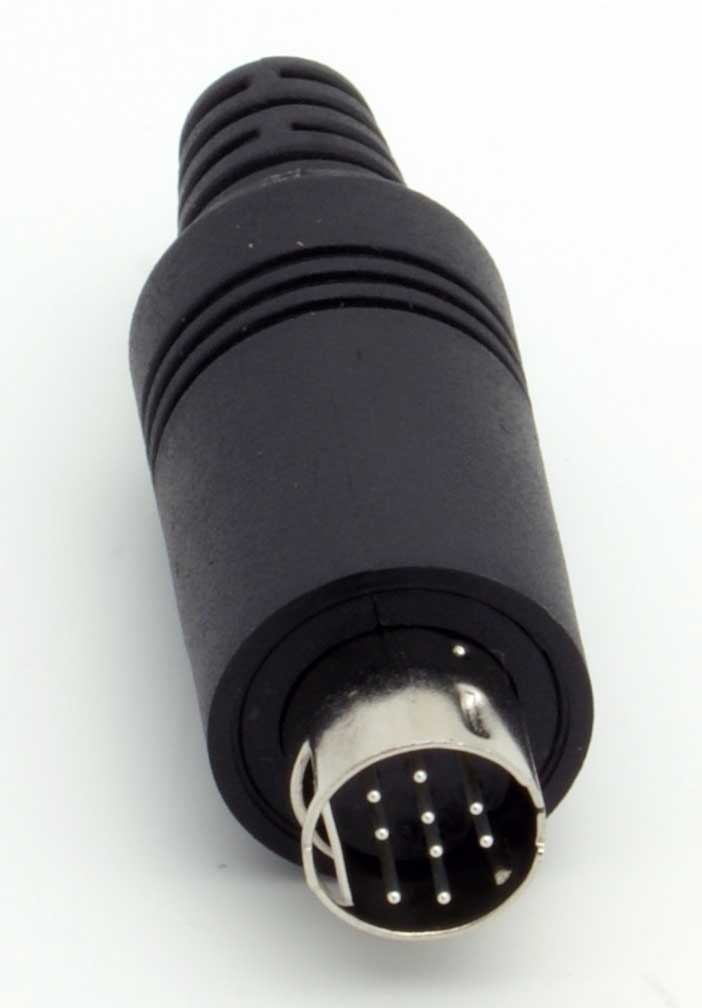 Mini Din Erkek Konnektör - 9 Pin