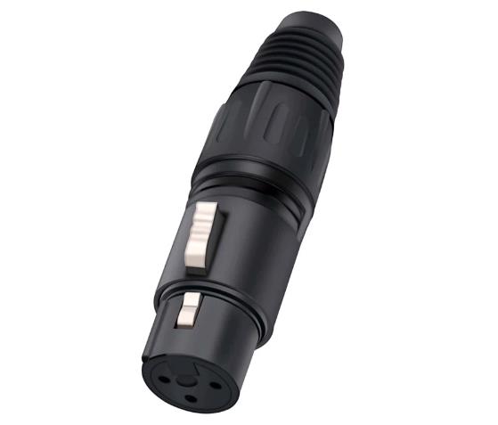 3 Pin XLR Dişi Kaliteli Mikrofon Konnektörü