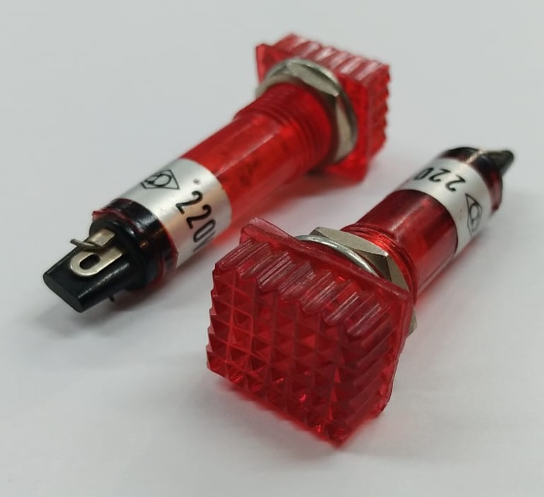16 mm 220V Kırmızı LED Sinyal Lambası