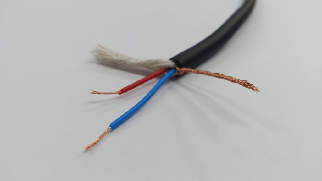 EK206A Siyah Profesyonel Stereo Mikrofon ve Enstrüman Kablosu