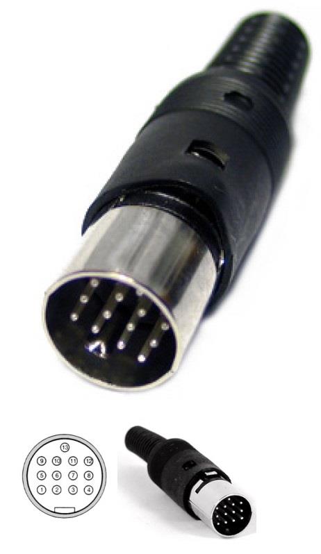 Din Erkek Konnektör - 13 Pin