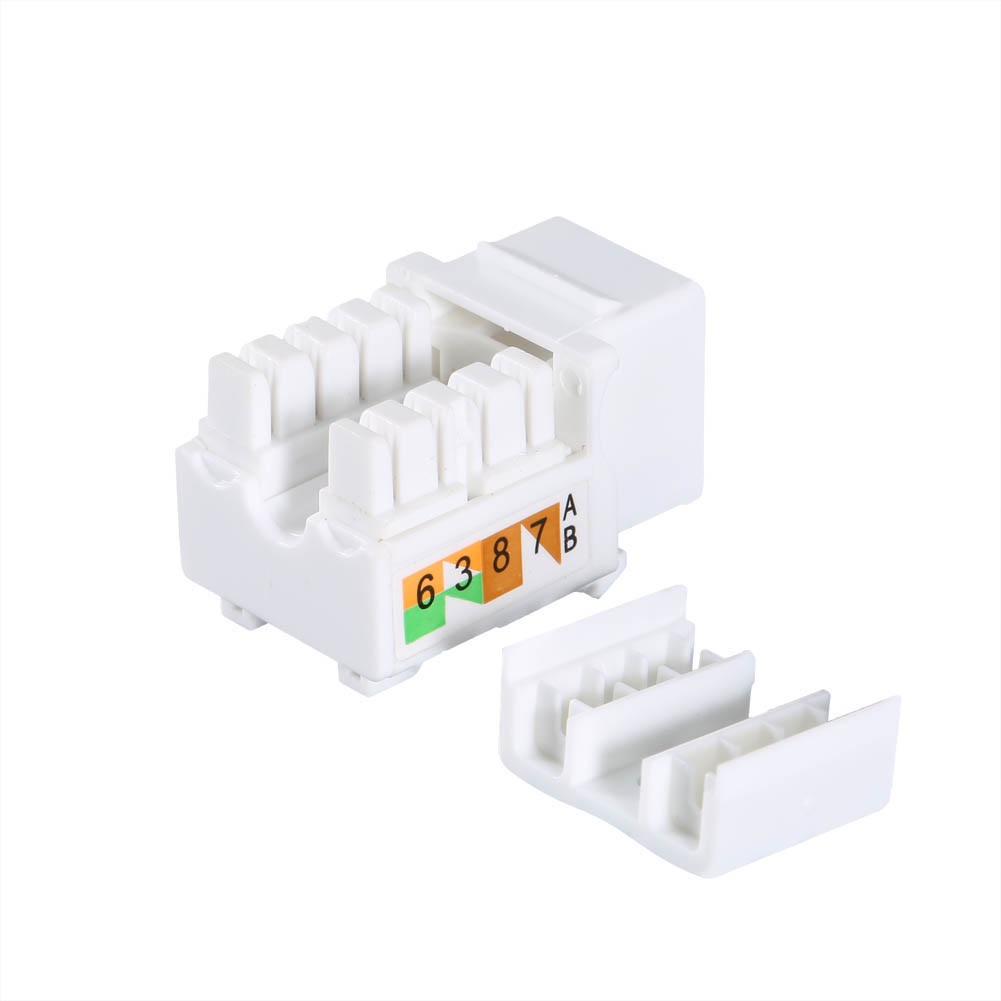 Cat. 6 RJ45 90 Derece Keystone Konnektör