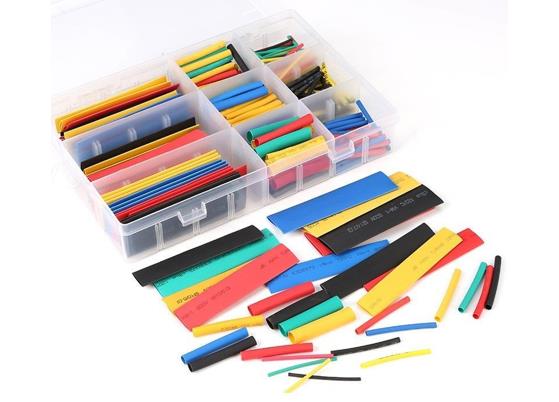 Isı ile 1/2 Daralan Makaron Kutulu Set - 160 Parça
