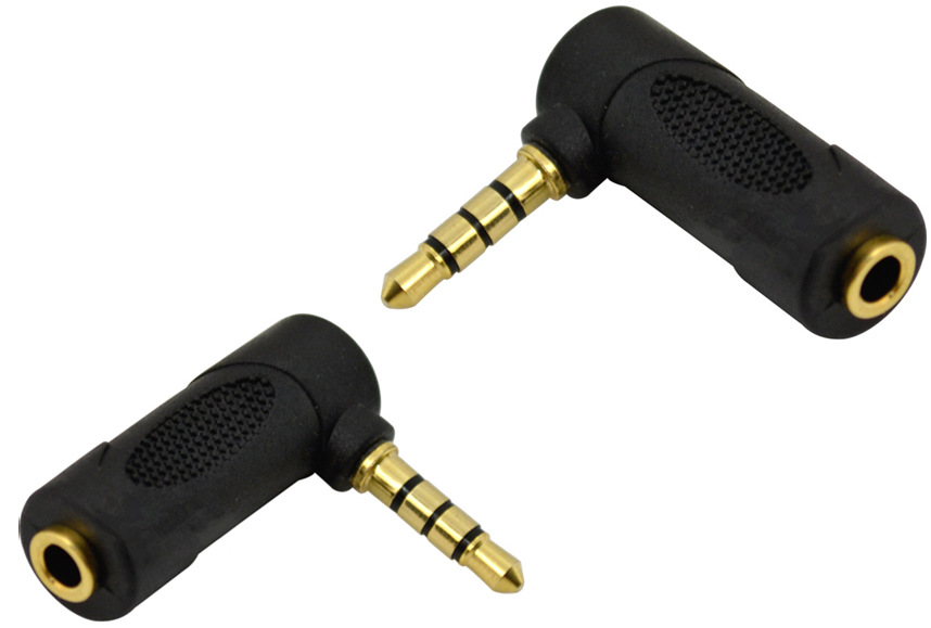 3.5 mm TRRS Stereo 90 Derece Çevirici
