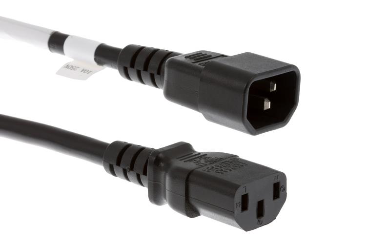 3x0.75 mm C13 - C14 Power Uzatma Kablosu 3 Metre