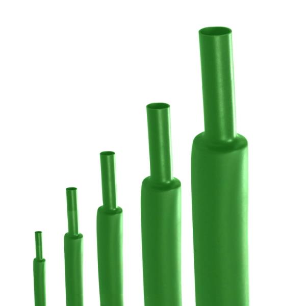 Isı ile 2/1 Daralan Makaron 1.5 mm - Yeşil - 200 Metre