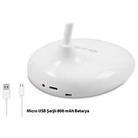  Slink SL-8725 Beyaz arjl LED Masa Lambas